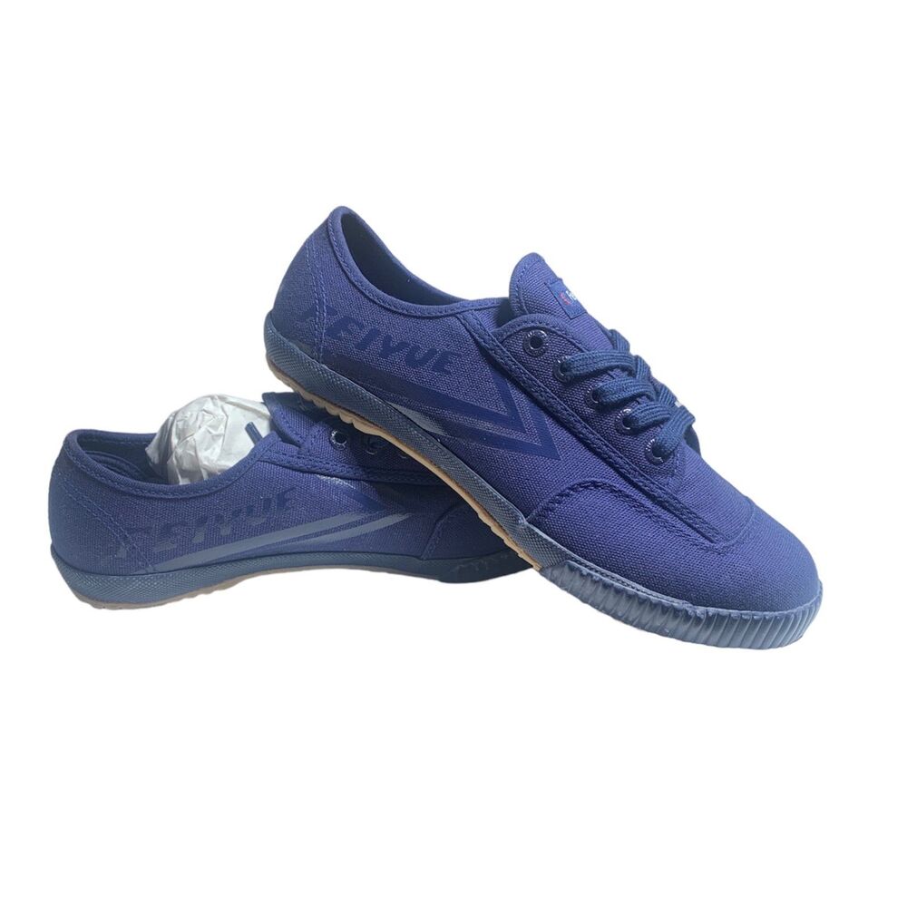 set Feiyue Fe Lo Plain Tonal Men Canvas Navy Blue 7 US / 40 EUR